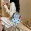 Schoolbag Premium Plaid Niche Women's Backpack 1011 New Commuter Versatile Backpack Mini Small School Bag Crossbody Bag
