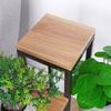 Metal Flower Stand 4-Tier, Tiered Stand for Pots, Plants, and Flowers