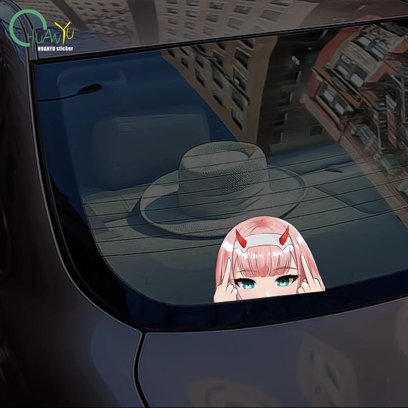 Kasi Car Sticker  Cartoon Japanese Cute Girl Animation Anime Auto Body Motorcycle Bumper Reflective Decal