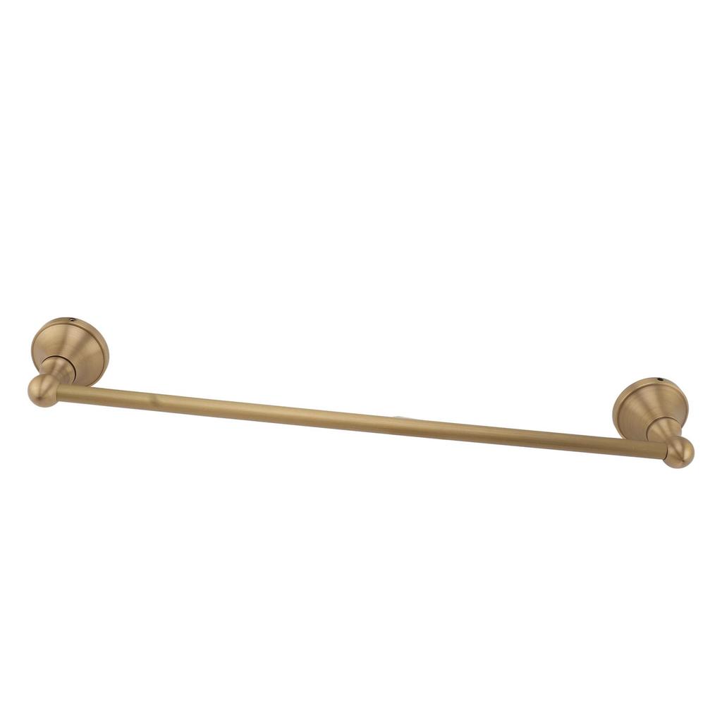 Miedziany wieszak na ręczniki w stylu europejskim, pojedynczy drążek, wielofunkcyjny uchwyt na ręczniki do łazienki