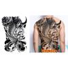 Water Transfer Printing Full Back Tattoo Sticker Buddha Pattern Full Back Temporary Tattoos  Unisex