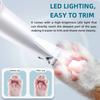 2 In 1 Electric Dog Nail Grinder & Partial Hair Trimmer for Dog Nail Grinders Pet Quiet Cat Paws Nail Grooming Trimmer Tools