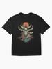 Sons of the Forest Perun and the Sacred Deer: A Mystical Slavic Tribute Oversized Unisex T-Shirt