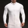 6142188 New Quick-dry Ice Silk Long-sleeved T-shirt Men's Casual Sports Stretch Fitness Outdoor Top