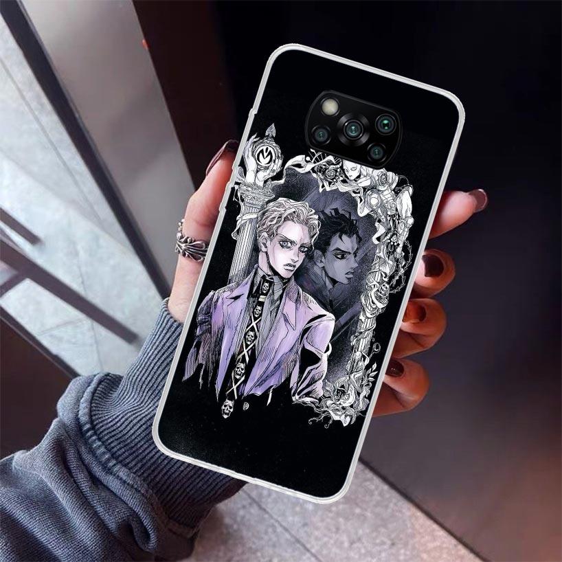 JoJo Kira Yoshikage Killer Queen Phone Case For Xiaomi Poco X7 X6 X5 Pro F7 Ultra Redmi 15C 15 13 13C 12 12C 10 10A 10C 9 9A 9C