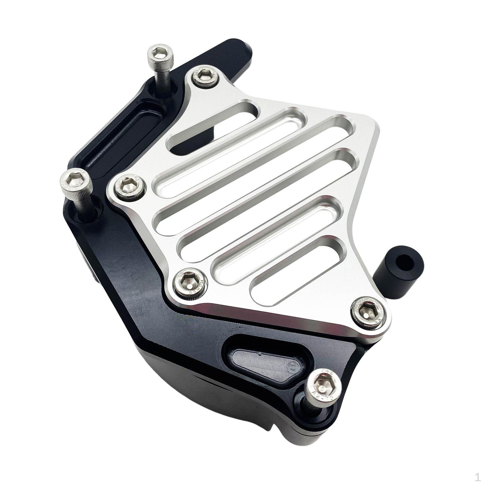 

Sprocket Chain Guard Cover, Protection Alloy Engine , for Durable Accessory. срібний