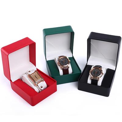 Flip-top PU Leather Watch and Jewelry Storage Box