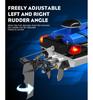 HJ808 High-Speed 2.4G Remote Control Speedboat with Lights, 25KM/h Racing Water Toy.