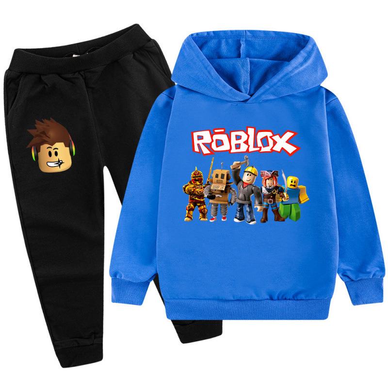 Kinder Cartoon Kapuzenpullover & Jogginghosen Set - 8 Farben erhältlich, Frühling/Herbst