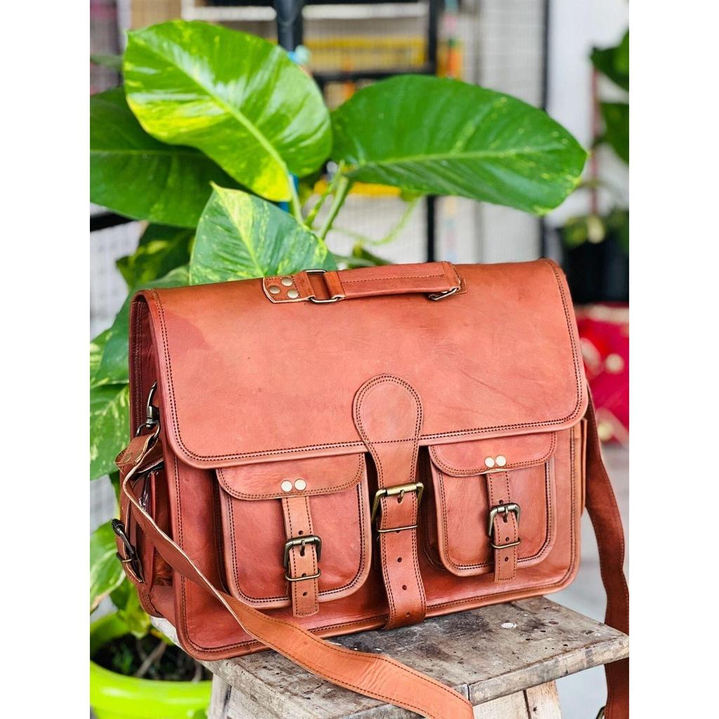 Handmade Top Choice Vintage Laptop Messenger Briefcase Bag Satchel