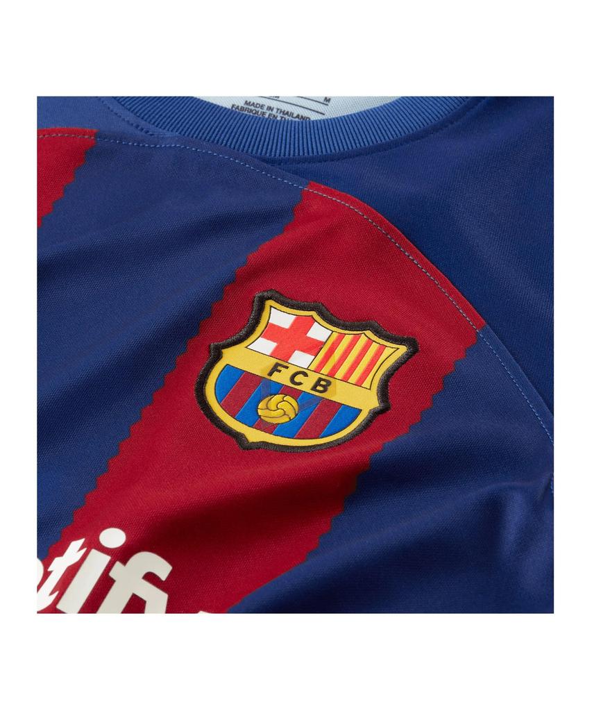 Nike FC Barcelona Domicile Soccer Training Jersey polyester Blue