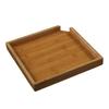 Creative Square Tea Set Tray Blackwood Chinese Style Bamboo Tea Box Canister Tea Service Gadgets Tea Plate Teaware