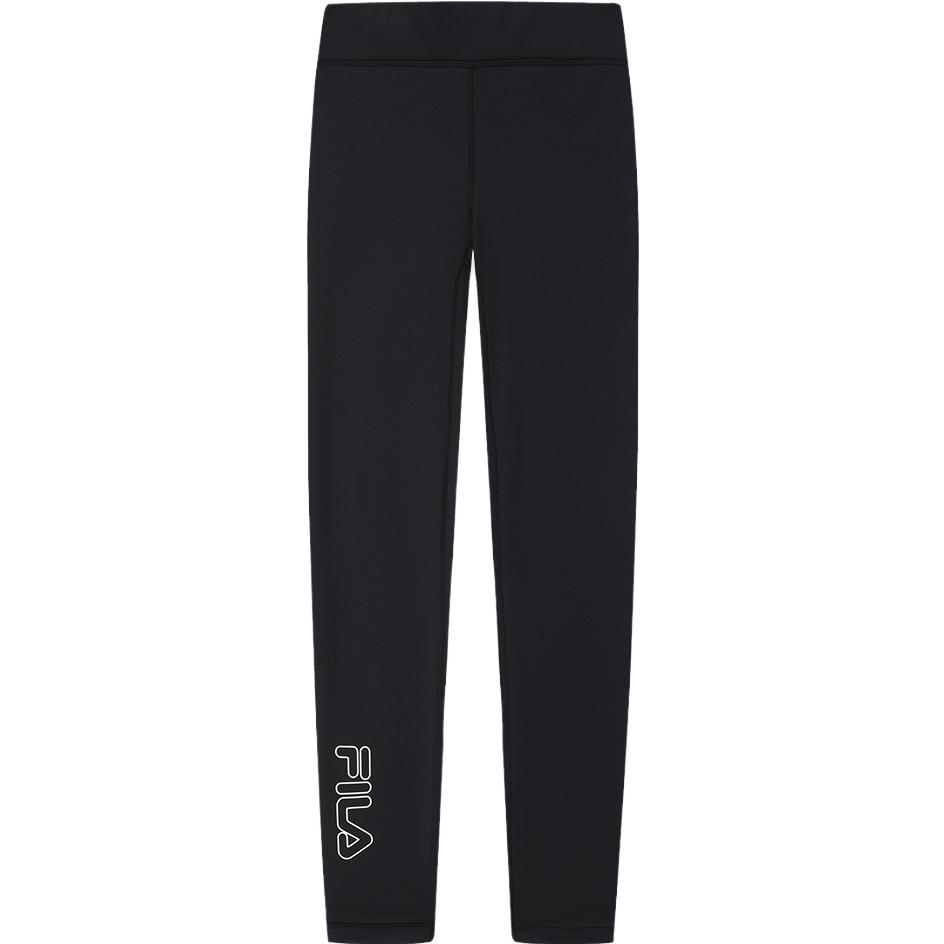 New FILA Dragon Series Leggings Women's Jet Black F11W419601FBK