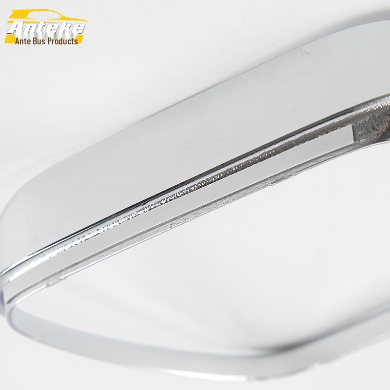 Rain Shield and Bright Ring Sticker for Sportage Rearview Mirror Modification (Fits 18 Models)