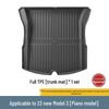 Eco-Friendly TPE Floor Mats for 2023 Tesla Model 3 - All-Weather Piano Style