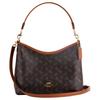 Laurel 31 Classic Monogram Embossed Canvas Shoulder Bag Large Women Shoulder Bag Brown CBL85-IMS2K