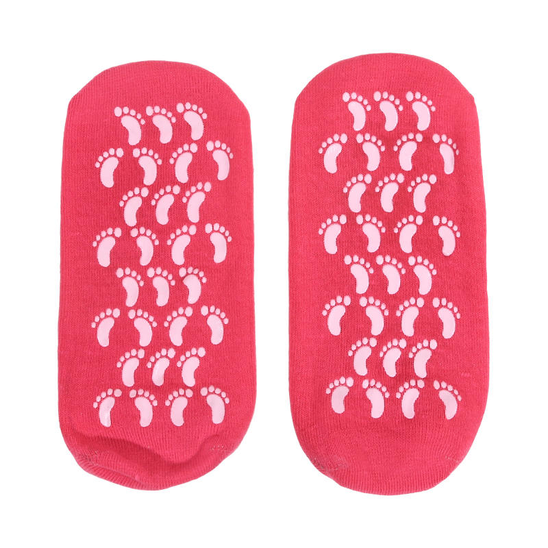 Reusable Cotton Gauze Gel Foot Care Socks for Deep Moisturizing Cracked Heel Overnight Day or Night Use Socks