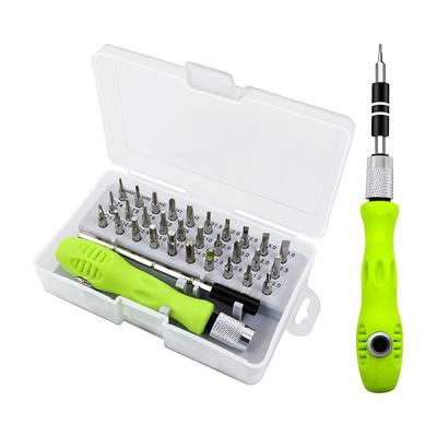 32 in 1 Kleiner Schraubendrehersatz, Mini Magnetischer Schraubendrehersatz – Enthält 30 Bits Präzisions-Reparaturwerkzeugsatz, Torx-Schraubendreherwerkzeug