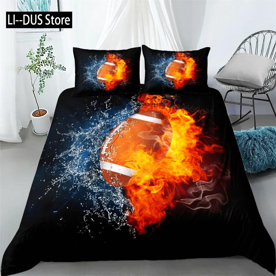 3pcs Bedding Set Firing Baseball 3d Bedding Set King Queen Double Full Twin Single Size Duvet Cover Pillow Case Bed Linen Set