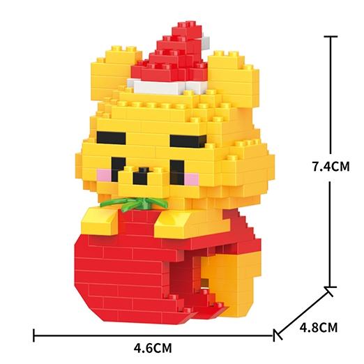 Disney Anime Prinzessin Bausteine Stitch Mickey Mouse Mini Action Spielfiguren Blöcke Spielzeug Ziegel Zusammenbauen Spielzeug Kinder Geschenke