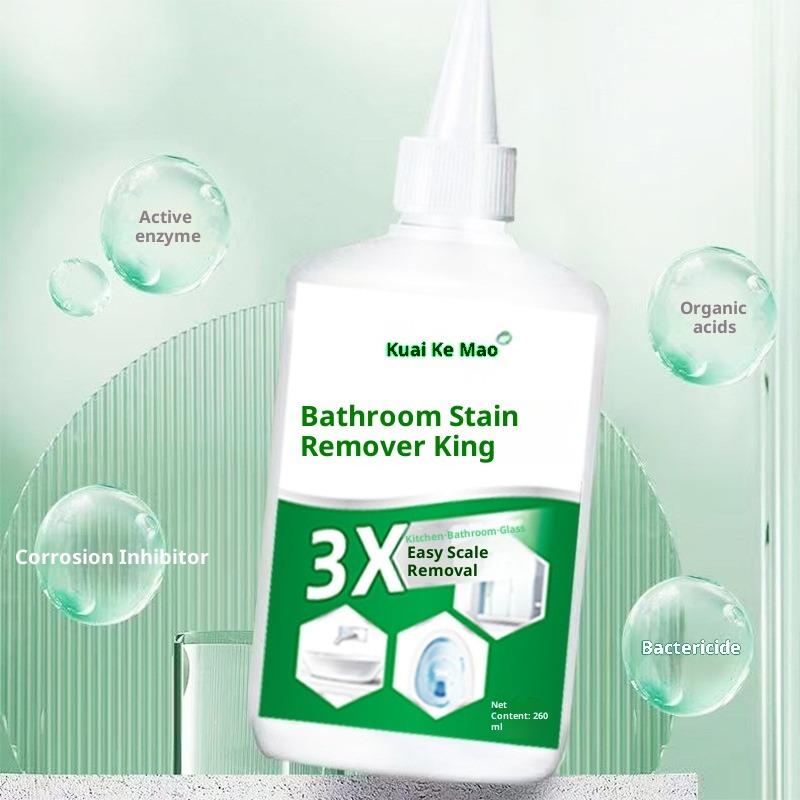 Universal Bathroom Cleaner Powerful Descaling Spray Toilet Faucet Tile & Glass - All-Purpose Bath & Shower Cleaning Tool