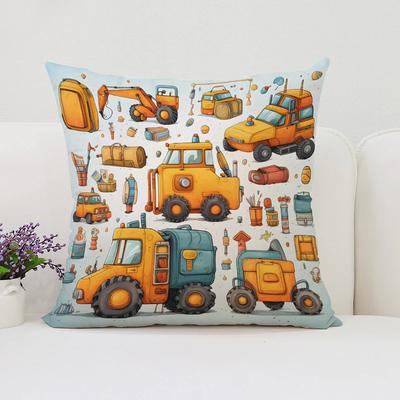 45x45 Pillow Cover Vintage Car Double Sided Printed Sofa Decorative Cushion Cover Home Gift Room Decorative Cushion Cover