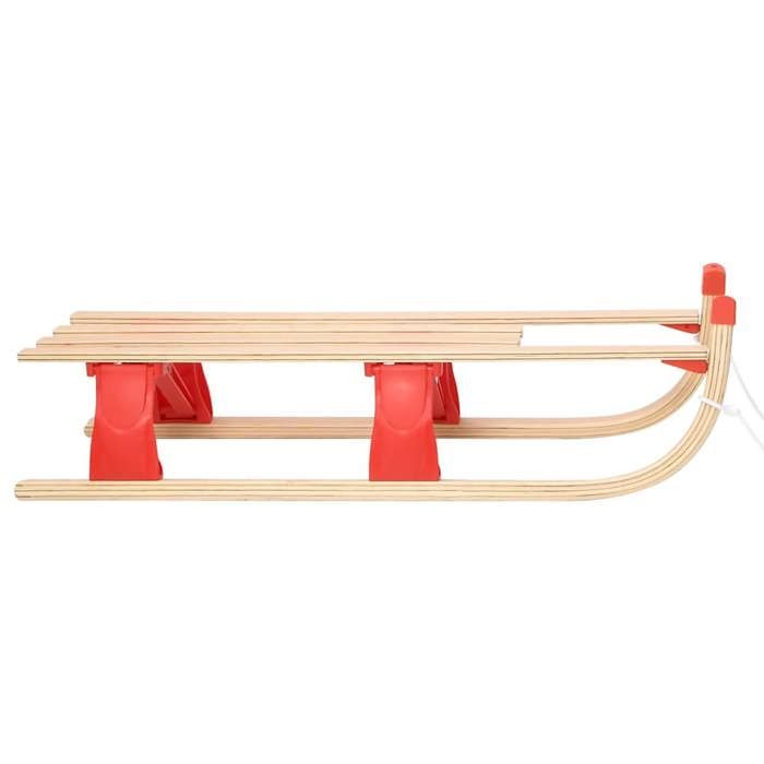 VidaXL Traîneau Pliable Luge d'Extérieur Ensemble de Jouet de Plein Air Equipement de Sports de Ski Corde de Traction Sports 93696