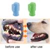 Bite Resistant Pet Finger Toothbrush Silicone Cats Mouth Cleaner  Remove Bad Breath