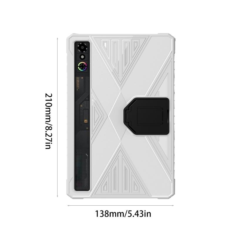 Multiple Angled Viewing Protective Cover for Nubia Red 3 Gaming Tablets Adjustable Stand AntiDrop Soft TPU PC Case