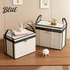 Kids Toy Storage Box Transparent Clothes Bag with Sturdy Handles Durable Plastic Visibility Bin Book Organizer Moisture-proof Toys Container