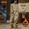 JEEP Men's Plush-Lined Straight Leg Cargo Pants
