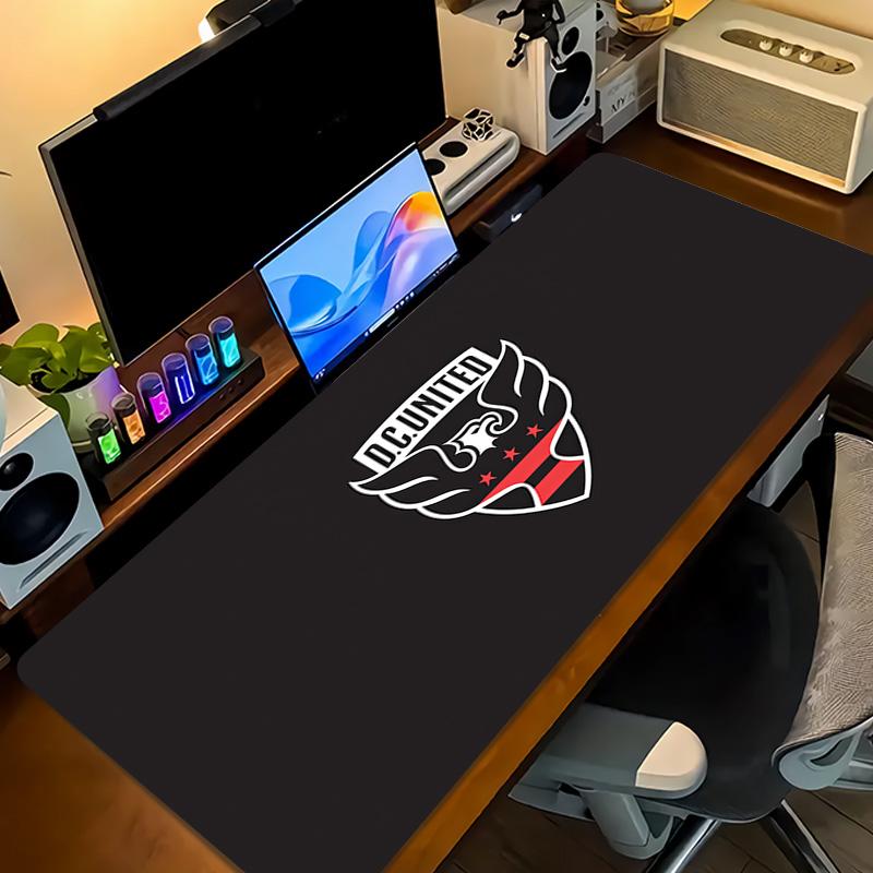 D.C. United Print Cushion Non-slip Laptop Tablet Big Mousepad XXL Mat Mini PC Playmat With Lock edge