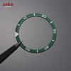 38mm Flat Fashion Luminous Aluminum Watch Bezel Insert Fits SKX007 SKX009 SRPD Watch Cases NH35 NH36 Movement Watch Ring Parts