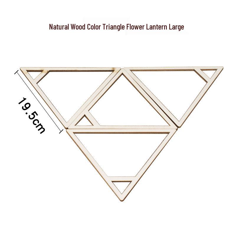 DIY Handmade Wooden Lantern Frame for Festival Decoration