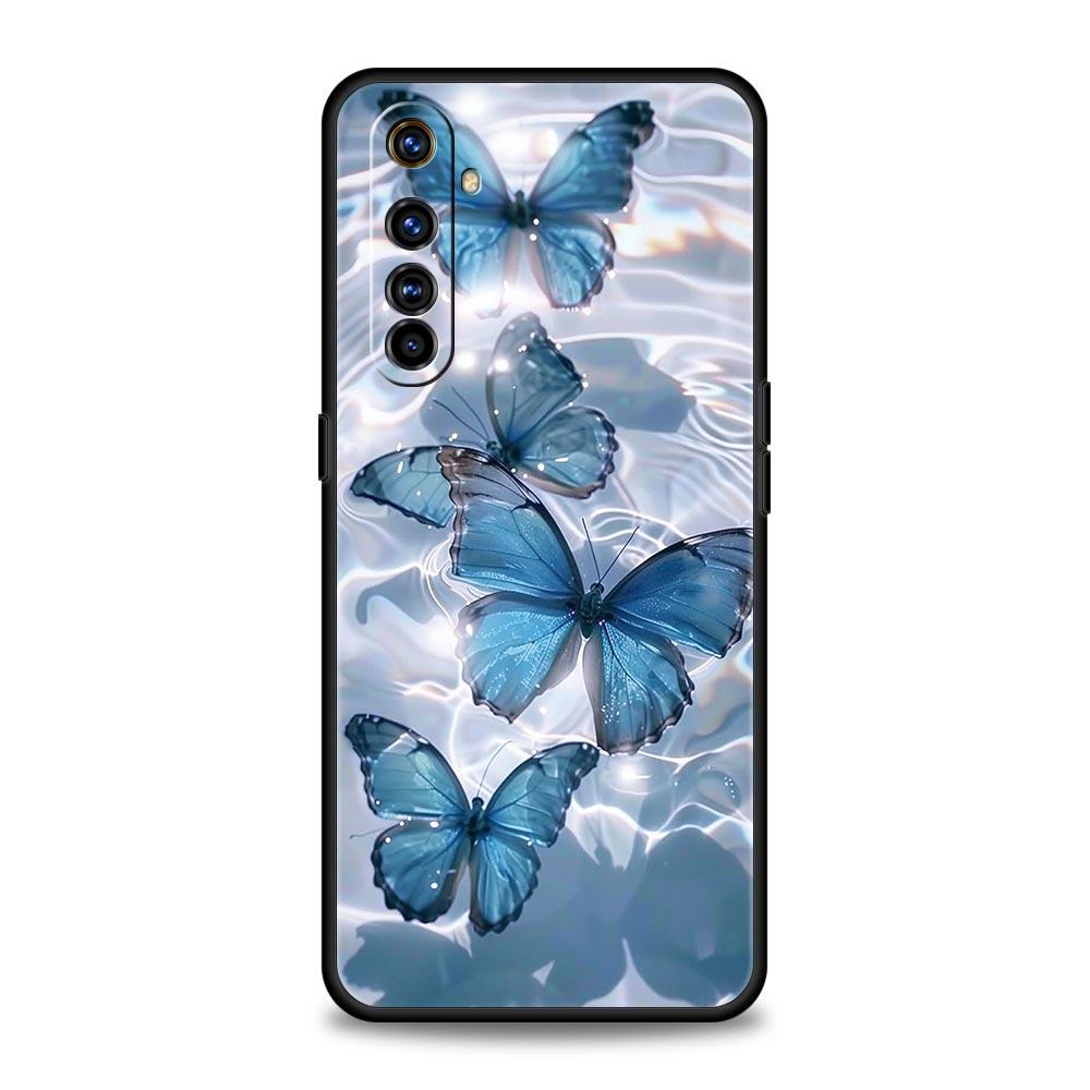

Цвет Чехол для телефона с бабочкой для Realme 12 11 10 4G 9 8 5G 7 6 GT5 GT3 GT2 Pro Plus C21 C11 C25 C35 GT Neo 2 3 3T 5 Чехол Realme 12
