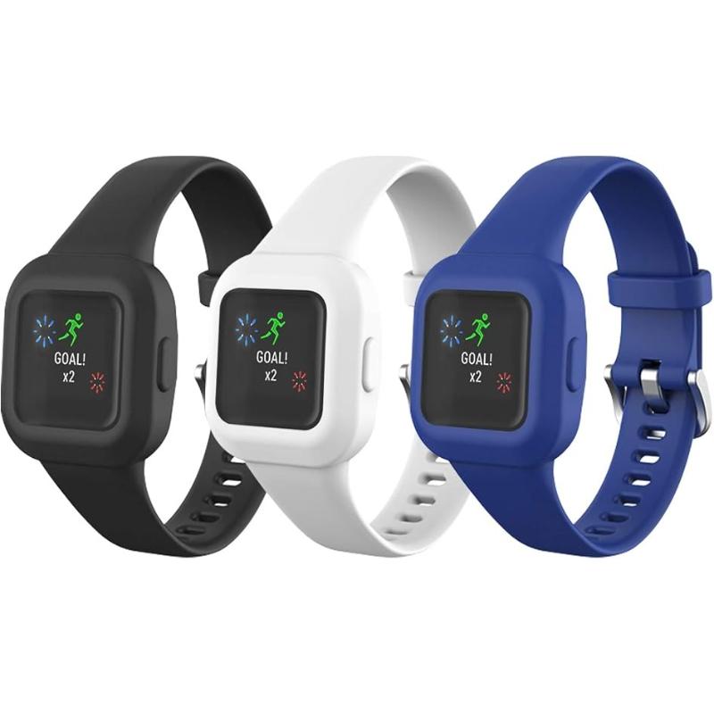 Siksna pulkstenim Garmin Vivofit JR3 , izgatavota