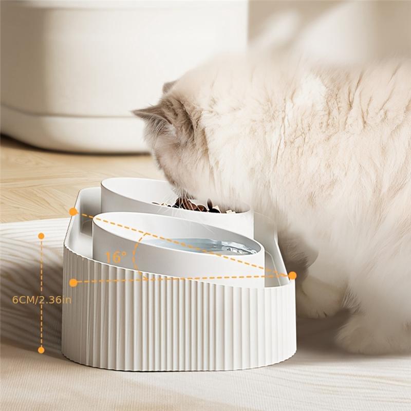 Pet Supplies Cat Bowl Pet For Small Dogs Cats Elevated Pet Feeder Large Capacity Pet Feeding Bowl