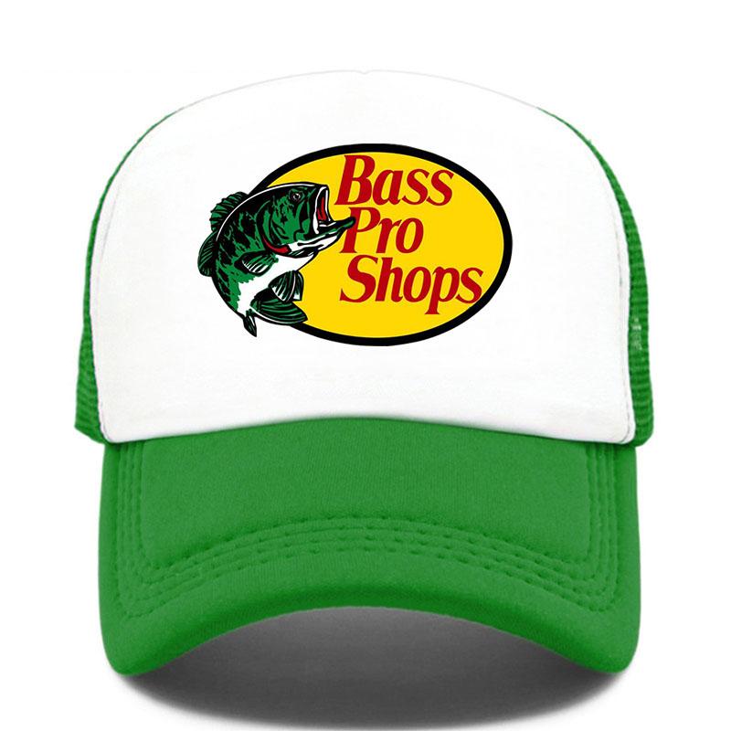 Bass Pro Shops Mesh Trucker Cap Unisex Verstellbar Sommer Angeln Baseballmütze Für Männer Frauen Outdoor Sonnenschutz