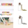 1/5Pcs Transparent Mini Glass Bottle with Cork for DIY Decoration Drifting Wishing Message Cute Jars Containers 2ML Gifts