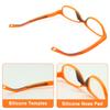 Children Optical Glasses Frame Size 47/16 with Strap No Screw One-piece Kid's Flexible Frame Band Cord Retainer