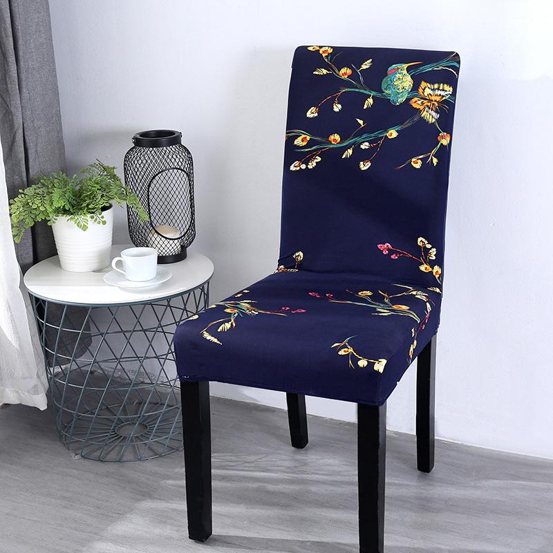 Chair Cover Universal Dining Table Chair Cover Household Banquet Chair Cover Elastic Back Chair Cover Color Matching Chair Cover