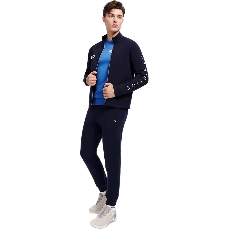 FILA Jackets Men's Royal Blue Stand Collar Moderate Other A11M311501FNV