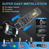 MAXGTRS 2X 24V 20000Lm CSP LED H4 9003 Truck Lights HB3 9005 HB4 9006 H8 H11 H7 6000K Car Headlight Bulb White
