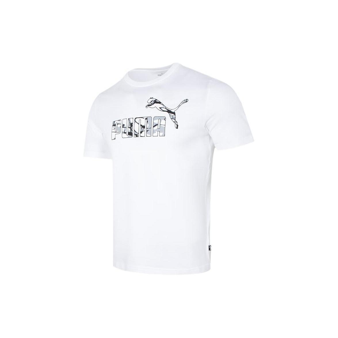 PUMA Summer Splash Graphic T-Shirt  White  Men s 677125-02 XXL