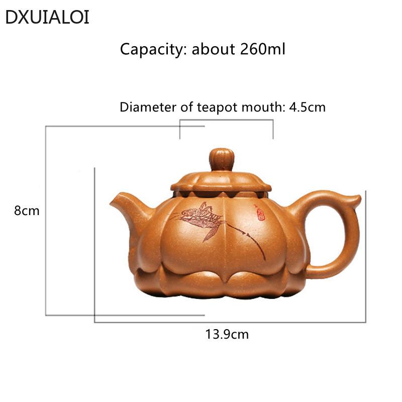Handmade Purple Clay Pot Old Mud Is Easy To Be Wrapped High Quality Teapot Ceramic Kettle Chinese Style Kungfu Tea Set Tea Pot