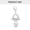 Photo Frame Pendant for Brooch Jewelry Making Kit Alloy Lobster Clasp Accessory Stylish Wedding Bouquet Accessories