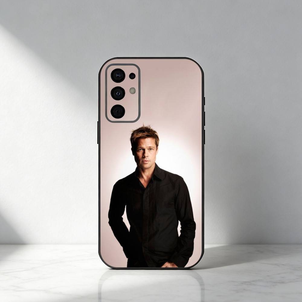 B-Brad P-Pitt Phone Case For Samsung S25,S24,S21,S22,S23,S30,Ultra,S20,Plus,Fe,Note,5G Black Cover Samsung S21Ultra