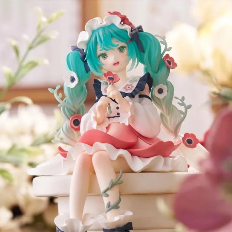 Original FuRyu Hatsune Miku Flower Fairy Anime Figure Toys PVC Model Collection Action Figurine Doll Gift