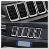JIDIXIAN Racing Grills for Jeep Grand Cherokee 2014 2015 2016 Front Insert Honeycomb Grille Mesh Decoration Cover Accessories