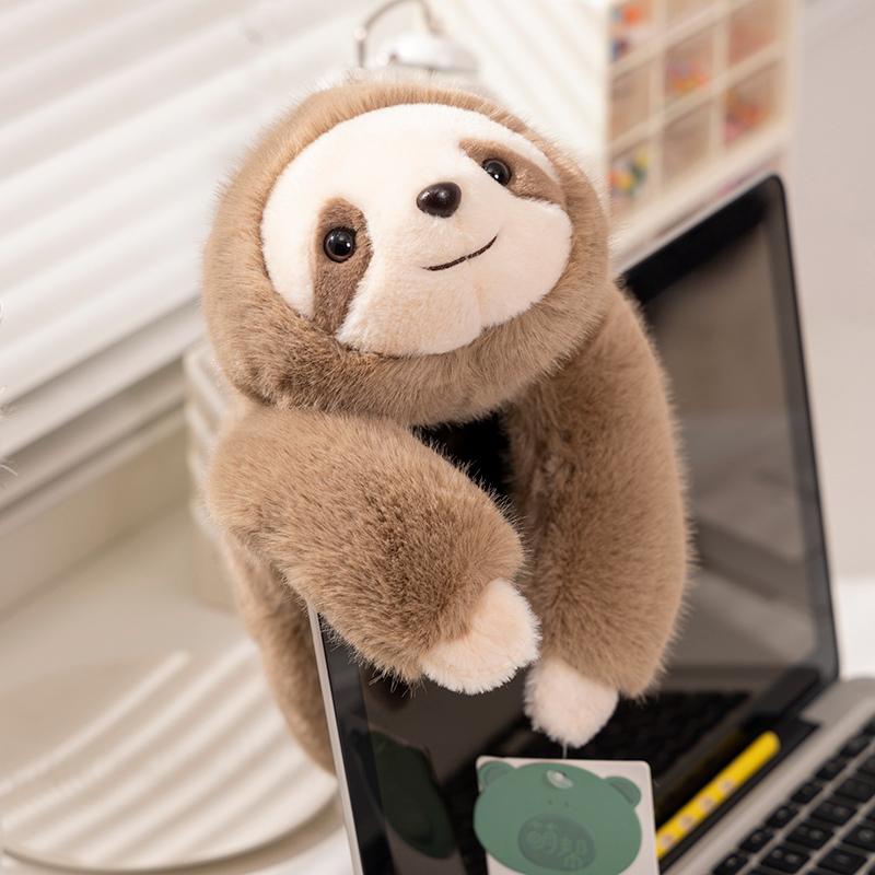 Kawaii Long Arm Evolution Peluche Plush Toy  Stuffed Animal Weighted Soft Plush Pillow Koala Red Panda Bear Sloth Dinosaur Gift